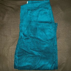 Urban Outfitters Teal Corduroy Pants